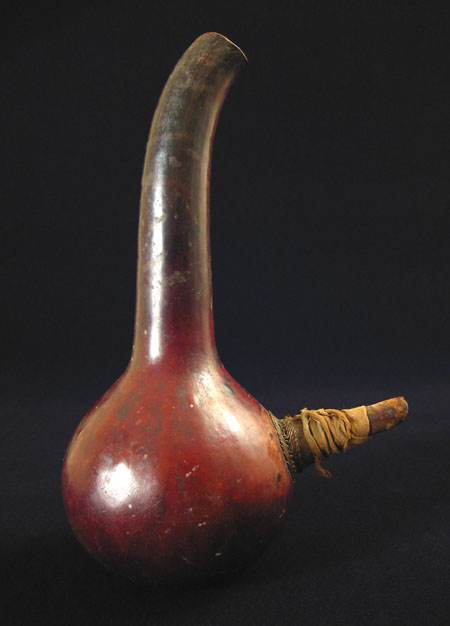 African Tribal Art - Gourd smoke pipe, Tanzania