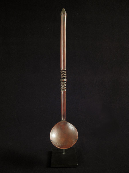 African Tribal Art - Wood spoon, Zulu, South Africa