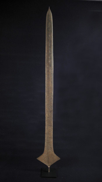 African Tribal Art - Iron spear currency, Tarumba, D.R. Congo