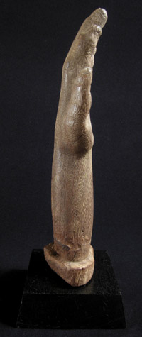 African Tribal Art - Funerary marker, Bongo, Sudan, left side