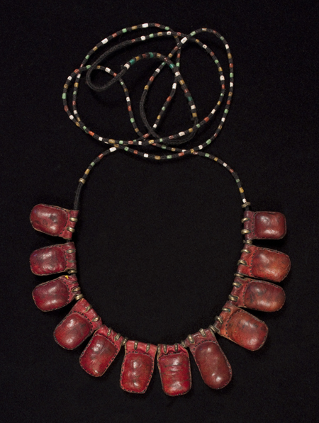 African Tribal Art - Prayer necklace, Fulani, Nigeria