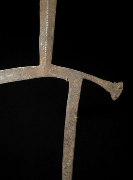 African Tribal Art - Ritual scepter, Ga'anda, Nigeria, detail