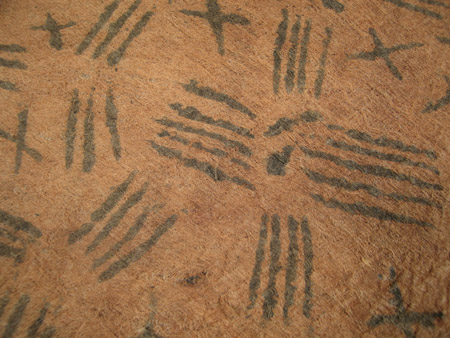 African Tribal Art - Barkcloth, Mbuti people, D. R. Congo