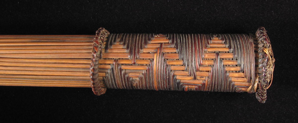 African Tribal Art - Ceremonial object, East Africa, detail handle