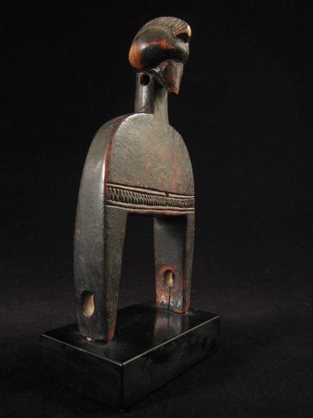 African Tribal Art - Heddle pulley, Guro, Ivory Coast