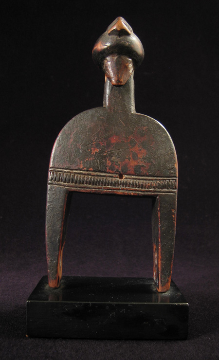 African Tribal Art - Heddle pulley, Guro, Ivory Coast, front