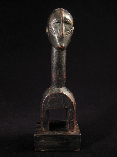 African Tribal Art - Heddle pulley, Baule, Ivory Coast