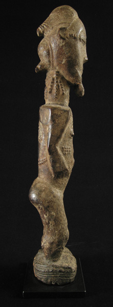 African Tribal Art - Male figure, Baule, Ivory Coast, left