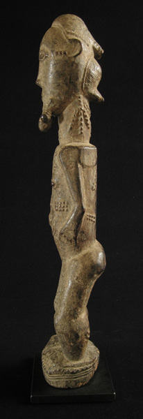 African Tribal Art - Male figure, Baule, Ivory Coast, right