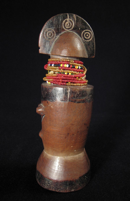 African Tribal Art - Wood doll, Zaramo, Tanzania, right