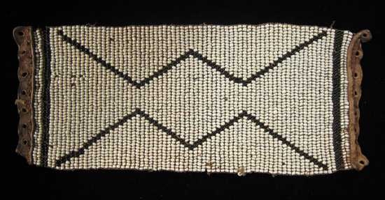 African Tribal Art - Beaded anklets, Kuba, D.R. Congo, v2