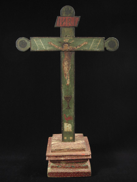 Art of the Americas - Wood cross, Merida, Yucatan, Mexico