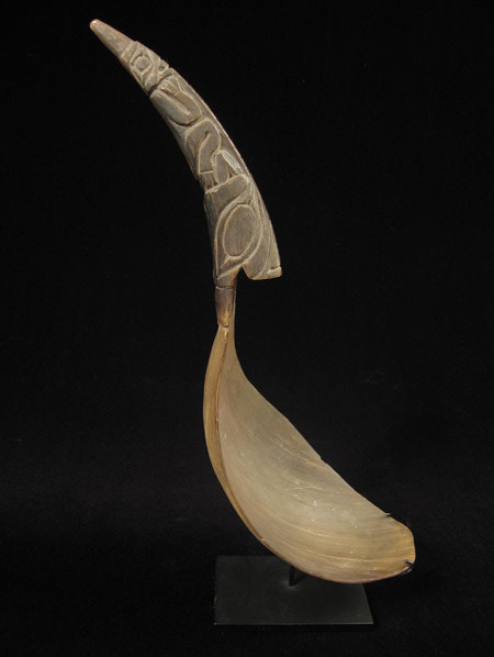 Art of the Americas - Horn ladle, Northwest Coast, North America