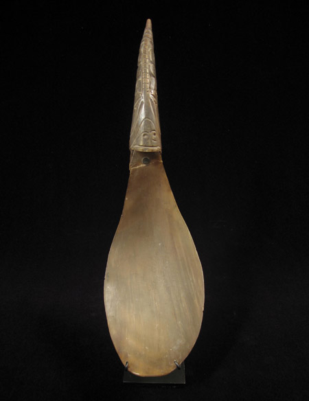 Art of the Americas - Horn ladle, Northwest Coast, North America, front