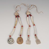 Ear Ornaments, Pomo Tribe, California