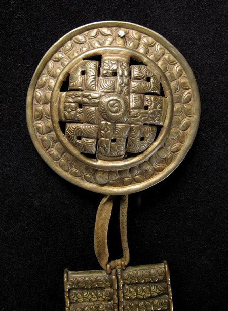 Asian Tribal Art - Belt ornament, Tibet, detail