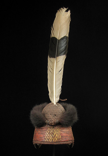 Asian Tribal Art - Hat, Naga, India, back