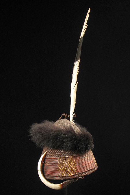 Asian Tribal Art - Hat, Naga, India, right