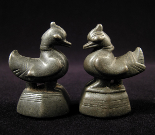 Asian Tribal Art - Hantha (duck) opium weights - Burma