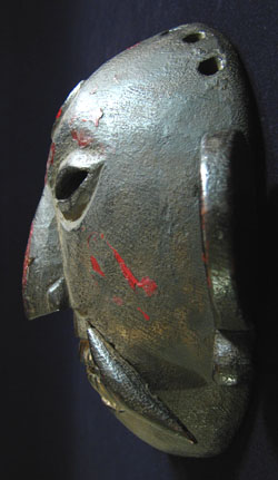 Asian Tribal Art - Lakhe mask, Kathmandu Valley, Nepal, right side
