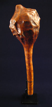 Asian Tribal Art - Maranka gourd rattle, China, left side