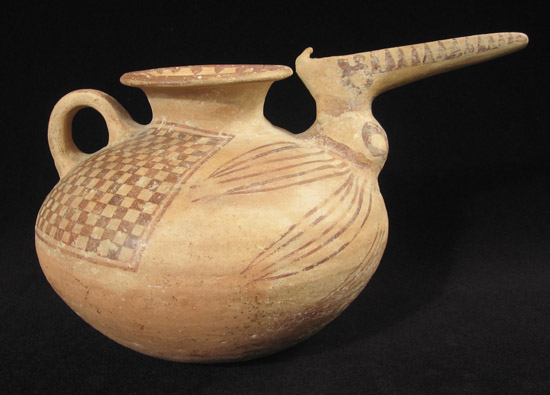 Asian Tribal Art - Pitcher, Marlik, Iran, back