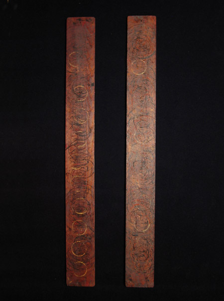 Asian Tribal Art - Lacquer worker's boards, Japan