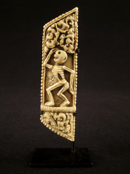 Asian Tribal Art - Bone ornament, Tibet