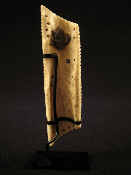 Asian Tribal Art - Bone ornament, Tibet, back
