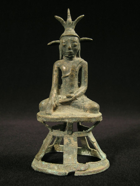 Asian Tribal Art - Bronze Buddha, Burma