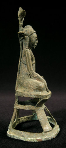 Asian Tribal Art - Bronze Buddha, Burma, left
