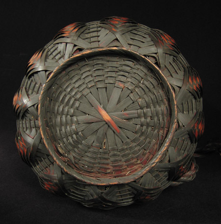 Asian Tribal Art - Gourd ikebana basket, Japan, bottom