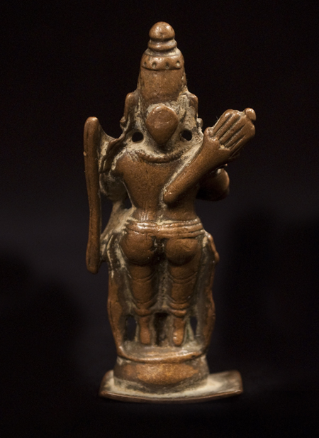 Rama Bronze Figure, India, back view
