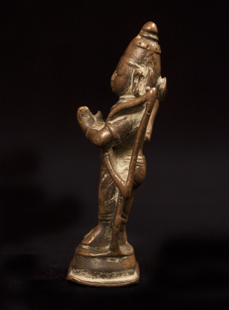 Rama Bronze Figure, India, right side