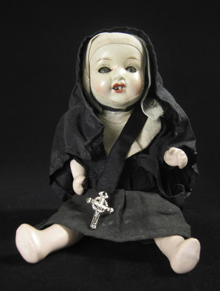 Curiosities - Nun doll, North America