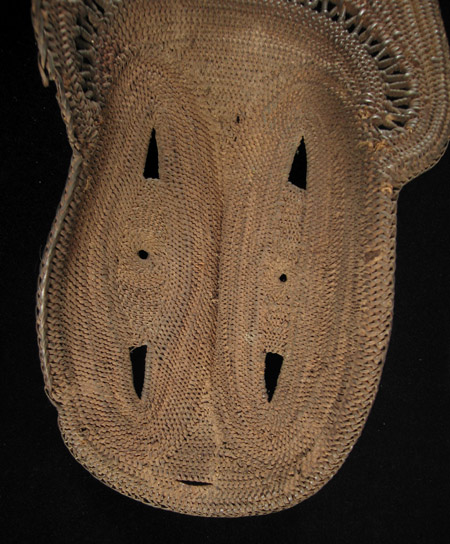 Oceanic Art -  Yam mask, Southern Abelam, Papua New Guinea, detail back