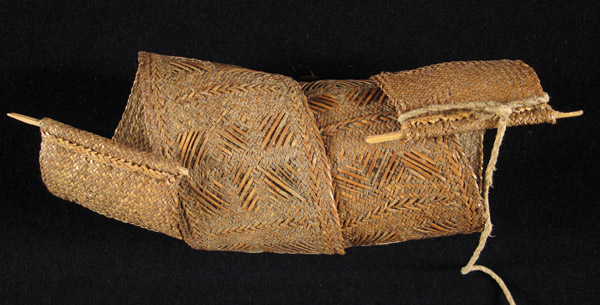 Oceanic Art - Woven fiber belt, Southern Highlands, Papua New Guinea, back