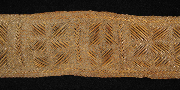 Oceanic Art - Woven fiber belt, Southern Highlands, Papua New Guinea, detail