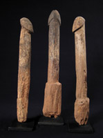 African Tribal Art - Wood phallus, legba, Fon, Togo/Benin