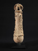 African Tribal Art - Terracotta healing implement, Cham/Mwana, Nigeria