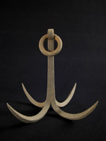 Asian Tribal Art - Iron anchor, Japan