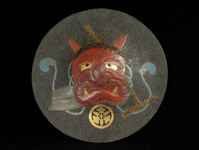 Asian Tribal Art - Jingasa samurai hat, Japan