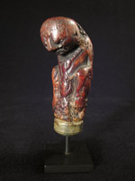 Indonesian Tribal Art - Ivory keris knife handle, Java