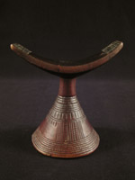 Tribal Art - Wood headrest, Ethiopia