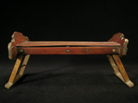 Asian Tribal Art - Bamboo neck rest, China