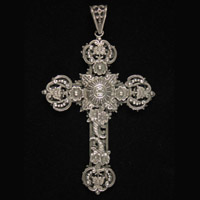 Jewelry Gallery - Large silver crucifix