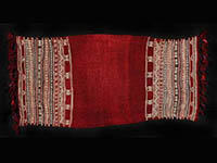 tunisian textile - red ketfiya - tt114