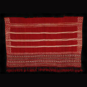 Tunisian textiles - Chenini red ajar - TT123