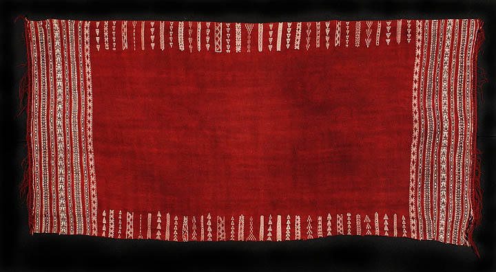 Tunisian textile - Wool Chenini baknough - TT125