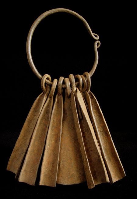 African Tribal Art - Gong currency, Yoruba, back